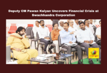 Deputy CM Pawan Kalyan Uncovers Financial Crisis at Swachhandra Corporation Deputy CM Pawan Kalyan Uncovers Financial Crisis,Financial Crisis at Swachhandra Corporation,Swachhandra Corporation,Pawan Kalyan Uncovers Financial Crisis,Deputy CM Pawan Kalyan,,AP Deputy CM Pawan Kalyan, Chandrababu, Deputy CM chamber,Jagan, Pawan,TDP,YCP,Janasena,AP Live Updates, AP Politics, Political News,Mango News,