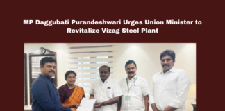 MP Daggubati Purandeshwari Urges Union Minister Kumara Swamy To Revitalize Vizag Steel Plant,Minister Kumara Swamy To Revitalize Vizag Steel Plant,MP Daggubati Purandeshwari Urges Union Minister Kumara Swamy,MP Daggubati Purandeshwari,Union Minister Kumara Swamy,Vizag Steel Plant,Union Minister,Steel Plant,Andhra Pradesh, New Delhi, Profitability, Steel Industry, Steel Plant Revival, Visakha Ukku,Political News,Mango News