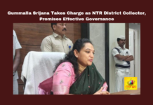 Gummalla Srijana Takes Charge As NTR District Collector Promises Effective Governance,Gummalla Srijana Takes Charge As NTR District Collector,NTR District Collector, Gummalla Srijana As Collector,Gummalla Srijana Promises Effective Governance, Andhra Pradesh Administration, City Beautification, Gummalla Srijana, Krishna Pushkarams, Land Administration, Prestigious District, Public Health, Seasonal Diseases, Vijayawada News,Mango News