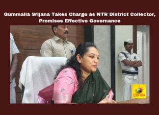 Gummalla Srijana Takes Charge As NTR District Collector Promises Effective Governance,Gummalla Srijana Takes Charge As NTR District Collector,NTR District Collector, Gummalla Srijana As Collector,Gummalla Srijana Promises Effective Governance, Andhra Pradesh Administration, City Beautification, Gummalla Srijana, Krishna Pushkarams, Land Administration, Prestigious District, Public Health, Seasonal Diseases, Vijayawada News,Mango News