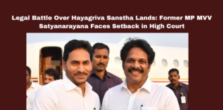 Legal Battle Over Hayagriva Sanstha Lands Former MP MVV Satyanarayana Faces Setback In High Court,Legal Battle Over Hayagriva Sanstha Lands,MP MVV Satyanarayana Faces Setback In High Court,MP MVV Satyanarayana,High Court,MP MVV,Hayagriva Sanstha,Hayagriva Sanstha Lands,Satyanarayana Faces Setback , Amaravati, Anticipatory Bail, Legal Dispute, Visakhapatnam,AP Live Updates, AP Politics, Political News,AP News,Mango News