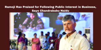 Ramoji Rao Praised For Following Public Interest In Business Says Chandrababu Naidu,Ramoji Rao Praised For Following Public Interest In Business,Ramoji Rao ,Public Interest In Business,Chandrababu Naidu, Amaravathi, Amaravathi Development, Bharat Ratna, Media Baron, Moral values, Ramoji Knowledge Centre, Telugu society, Vijayawada, Lok Sabha Elections, AP Live Updates, AP Politics, Political News,Mango News,