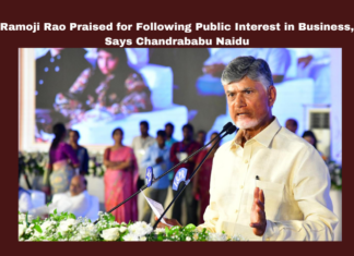 Ramoji Rao Praised For Following Public Interest In Business Says Chandrababu Naidu,Ramoji Rao Praised For Following Public Interest In Business,Ramoji Rao ,Public Interest In Business,Chandrababu Naidu, Amaravathi, Amaravathi Development, Bharat Ratna, Media Baron, Moral values, Ramoji Knowledge Centre, Telugu society, Vijayawada, Lok Sabha Elections, AP Live Updates, AP Politics, Political News,Mango News,