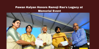Pawan Kalyan Honors Ramoji Rao'S Legacy At Memorial Event,Pawan Kalyan Honors Ramoji Rao'S Legacy,Ramoji Rao'S Legacy At Memorial Event,Ramoji Rao,Pawan Kalyan,Amaravathi, journalistic values, media integrity, pawan kalyan, press freedom, public service, Ramoji Rao, Samsmarana Sabha,AP Live Updates, AP Politics, Political News,Mango News
