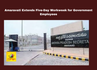 Amaravati Extends Five Day Workweek For Government Employees,Amaravati Extends Five Day Workweek,Five Day Workweek For Government Employees,Government Employees,Employees,Amaravati, Chief Minister Chandrababu Naidu, Employee Productivity, Five Day Workweek,General Administration Department, Government Employees, Nirab Kumar Prasad, State Secretariat, Work-Life Balance,AP Live Updates, AP Politics, Political News,Mango News, Mango
