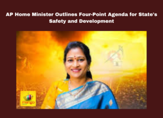 AP Home Minister Outlines Four Point Agenda For State'S Safety And Development,AP Home Minister Outlines Four Point Agenda,Agenda For State'S Safety And Development,State'S Safety And Development,Home Minister, AP Home Minister,Development, chandrababu naidu, Four-Point Agenda, Ganja Eradication, Law Enforcement, Marijuana Trafficking, Police Vacancies, Police Welfare, Vaikapa government, Vangalapudi Anita, Women's Protection,AP Politics, Political News,Mango News