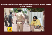 Deputy Chief Minister Pawan Kalyan'S Security Breach Leads To CI'S Transfer,Deputy Chief Minister Pawan Kalyan,Security Breach Leads To CI'S Transfer,AP Deputy CM Pawan Kalyan, Varahi Deeksha,Transfer, Security Breach, Police Protocol, pawan kalyan, Mangalagiri, Law Enforcement, Guntur district, CI Srinivasa Rao,AP Politics, Political News,Mango News
