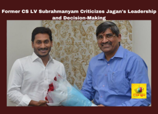 LV Subrahmanyam, YS Jagan Mohan Reddy, Andhra Pradesh, Chief Secretary, Visakhapatnam Steel Plant, Prajavedika, State Development, Leadership Critique