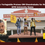 Nara Chandrababu Naidu, NTR University of Health Sciences, Yarlagadda Lakshmi Prasad, Vishwa Hindi Parishad, Bharat Ratna, Hindi Promotion, Andhra Pradesh Government.