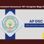 TET, Mega DSC, Andhra Pradesh Education, Teacher Recruitment, BED, DED, Government Jobs, Education Department.