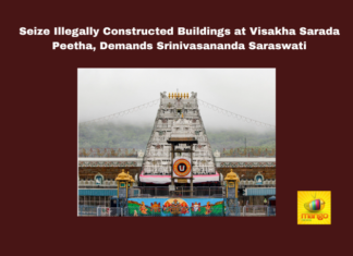 Tirumala, Visakha Sarada Peetha, Srinivasananda Saraswati, Illegal Constructions, Andhra Pradesh Sadhu Parishad, Tirupati Press Club, Sri Venkateswara Swami, TTD, AP High Court.