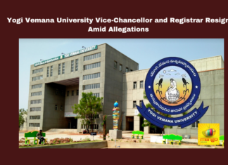 Kadapa, Yogi Vemana University, Vice-Chancellor Resignation, Vikrama Simhapuri University, Rayalaseema University, EC Surendranath Reddy, University Corruption Allegations, VSEU Controversy.