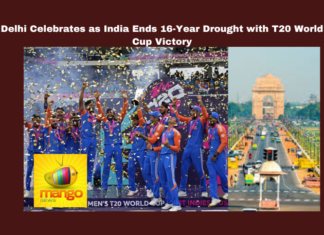Delhi Celebrates As India Ends 16-Year Drought With T20 World Cup Victory,Delhi Celebrates As India Ends 16-Year Drought,India Ends 16-Year Drought With T20 World Cup Victory, T20 World Cup Victory, Cricket Celebrations, Delhi News, Indian Cricket, Mumbai Traffic Police, Rohit Sharma, Sports News, T20 World Cup, Traffic Awareness, Up Police, Virat Kohli Retirement, Virat Kohli,2024 T20 World Cup,Icc,Mango News