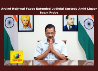 Arvind Kejriwal Faces Extended Judicial Custody Amid Liquor Scam Probe,Arvind Kejriwal Faces Extended Judicial Custody,Kejriwal Extended Judicial Custody Amid Liquor Scam Probe,Liquor Scam Probe,Arvind Kejriwal Faces Extended Judicial Custody,Liquor Scam,Arvind Kejriwal, Aam Aadmi Party, CBI Investigation, Delhi Chief Minister, Delhi Court, Delhi news, Judicial Custody, Magunta Srinivasulureddy, Vijay Nair, Mango News