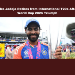 Ravindra Jadeja Retires From International T20S After T20 World Cup 2024 Triumph, Ravindra Jadeja Retires From International,Ravindra Jadeja Retires From International After T20 World Cup,Ravindra Jadeja Retires,India Ends 16-Year Drought With T20 World Cup Victory, T20 World Cup Victory, cricket celebrations, Delhi news, Indian Cricket, Mumbai traffic police, Rohit Sharma, sports news, T20 World Cup, traffic awareness, UP Police, Virat Kohli retirement, virat kohli,2024 T20 World Cup,ICC,Mango News