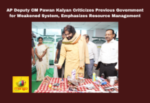 AP Deputy CM Pawan Kalyan Criticizes Previous Government Emphasizes Resource Management,AP Deputy CM Pawan Kalyan,CM Pawan Kalyan Criticizes Previous Government , Previous Government Emphasizes Resource Management,Resource Management,AP Deputy CM Pawan, Environmental Protection, Panchayat funding, pilot project, plastic waste, rural cleanliness, Solid and Liquid Resource Management, Andhra Pradesh Government,AP Live Updates, AP Politics, Political News, Mango News