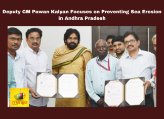Deputy CM Pawan Kalyan Focuses On Preventing Sea Erosion In Andhra Pradesh,Deputy CM Pawan Kalyan Focuses On Preventing Sea Erosion,Pawan Kalyan Focuses On Preventing Sea Erosion,Sea Erosion In Andhra,Deputy CM Pawan Kalyan, Pawan Kalyan,Andhra Pradesh, CoastalManagement, CoastalProtection, EnvironmentalConservation, FishingHarbors,NCCR,SeaErosion, ShipDocks,UppadaCoast,Mango News,
