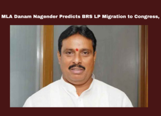 MLA Danam Nagender Predicts BRS LP Migration To Congress,MLA Danam Nagender Predicts,BRS LP Migration To Congress,Congress,MLA Danam Nagender,BRS,Congress,LP Migration, CongressMerger,DevelopmentFunds,HarishRao, Hyderabad, KalyanLakshmi,KCR,KTR, MLAMigration, ShaadiMubarak,AP Live Updates, AP Politics, Political News, Mango News
