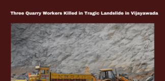 Three Quarry Workers Killed In Tragic Landslide In Vijayawada,Three Quarry Workers Killed In Tragic,Landslide In Vijayawada,Three Quarry Workers Killed,Tragic Landslide In Vijayawada, Donabanda Hills, Mining Negligence, NTR district, Quarry Accident, Quarry Safety Concerns, Vijayawada News, Worker Compensation, Worker Safety,Live Updates,Politics,Political News, Mango News,