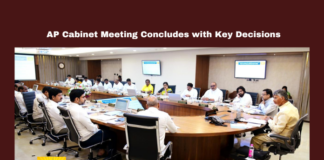 AP Cabinet Meeting Concludes With Key Decisions,AP Cabinet Meeting,Meeting Concludes With Key Decisions,Concludes With Key Decisions,Amaravati, AP cabinet meeting, Government Loans,Chandrababu Naidu, Land Titling Act, Sand Policy,NTR district, Quarry Accident, Quarry Safety Concerns, Vijayawada News, Worker Compensation, Worker Safety,Live Updates,Politics,Political News, Mango News,