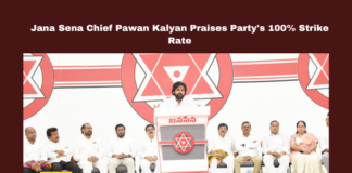 Jana Sena Chief Pawan Kalyan Praises Party'S 100% Strike Rate,Jana Sena Chief Pawan Kalyan,Pawan Kalyan Praises Party'S 100% Strike Rate,Praises Party'S 100% Strike Rate,100% Strike Rate, Elections, Jana Sena Party, NDA Alliance, Pawan kalyan, Political Integrity, Vijayawada News, Road Infrastructure, Rural Development, Vijayawada News,Political News, Mango News