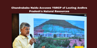 Chandrababu Naidu Accuses YSRCP of Looting Andhra Pradesh's Natural Resources,YSRCP of Looting Andhra Pradesh's Natural Resources,Chandrababu Naidu Accuses YSRCP,Andhra Pradesh's Natural Resources,Andhra Pradesh,YSRCP,Chandrababu Naidu, Andhra Pradesh, AP Land Grabbing Act, Chandrababu Naidu, Illegal Occupation, Land Grabbing, Natural Resources, Sand Mafia,Mango News,