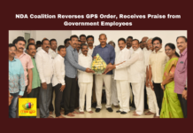 NDA Coalition Reverses GPS Order Receives Praise From Government Employees,NDA Coalition Reverses GPS Order,Receives Praise From Government Employees, A. Vidyasagar, Andhra Pradesh, APNGO, Government Employees, GPS Order Suspension, KV Siva Reddy, NDA Coalition, Vijayawada,AP,Lok Sabha Elections, AP Live Updates, AP Politics, Political News, Mango News