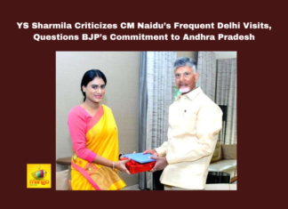 YS Sharmila Criticizes CM Naidu’s Frequent Delhi Visits Questions BJP’s Commitment To Andhra Pradesh, YS Sharmila Criticizes CM Naidu’s Frequent Delhi Visits, Questions BJP’s Commitment To Andhra Pradesh,CM Naidu’s Frequent Delhi Visits,Sharmila Criticizes CM Naidu,YS Sharmila,BJP,Chandrababu Naidu,Amaravati, Andhra Pradesh Politics, APCC, Delhi Visits, NDA Coalition, Polavaram Project, Visakhapatnam Steel,Politics, Political News,Mango News,