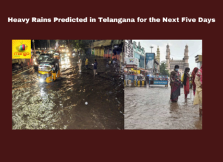 Heavy Rains Predicted In Telangana For The Next Five Days,Telangana For The Next Five Days,Heavy Rains Predicted In Telangana,Heavy Rains Predicted,Telangana, Heavy Rainfall, Hyderabad Meteorological Center, hyderabad weather, Monsoon, Telangana Districts, Telangana Rains, Thunderstorms, Weather Forecast,Politics, Political News,Mango News