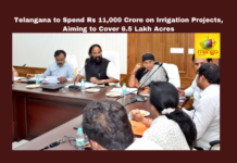 Telangana To Spend Rs 11,000 Crore On Irrigation Projects Aiming To Cover 6.5 Lakh Acres,Aiming To Cover 6.5 Lakh Acres,Telangana To Spend Rs 11,000 Crore On Irrigation Projects,Irrigation Projects,Telangana, Ayakat Coverage, Bhima Project, Irrigation Budget, Irrigation Department Transfers, Lift Irrigation Schemes, Narayanpet Kodangal Project, National Dam Safety Authority, Nettempadu Project, Palamoor Ranga Reddy Project, Telangana Irrigation, Uttam Kumar Reddy,Mango News