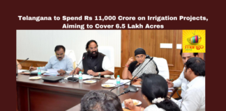 Telangana To Spend Rs 11,000 Crore On Irrigation Projects Aiming To Cover 6.5 Lakh Acres,Aiming To Cover 6.5 Lakh Acres,Telangana To Spend Rs 11,000 Crore On Irrigation Projects,Irrigation Projects,Telangana, Ayakat Coverage, Bhima Project, Irrigation Budget, Irrigation Department Transfers, Lift Irrigation Schemes, Narayanpet Kodangal Project, National Dam Safety Authority, Nettempadu Project, Palamoor Ranga Reddy Project, Telangana Irrigation, Uttam Kumar Reddy,Mango News