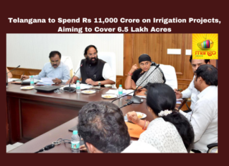 Telangana To Spend Rs 11,000 Crore On Irrigation Projects Aiming To Cover 6.5 Lakh Acres,Aiming To Cover 6.5 Lakh Acres,Telangana To Spend Rs 11,000 Crore On Irrigation Projects,Irrigation Projects,Telangana, Ayakat Coverage, Bhima Project, Irrigation Budget, Irrigation Department Transfers, Lift Irrigation Schemes, Narayanpet Kodangal Project, National Dam Safety Authority, Nettempadu Project, Palamoor Ranga Reddy Project, Telangana Irrigation, Uttam Kumar Reddy,Mango News