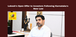 Lokesh'S Open Offer To Investors Following Karnataka'S New Law,Lokesh'S Open Offer To Investors,Following Karnataka'S New Law, Lokesh'S Open Offer,Lokesh,Investors,Karnataka'S New Law, business relocation, Nara Lokesh,Nasscom, Andhra Pradesh, IT sector,Live Updates, Politics, Political News,Mango News,