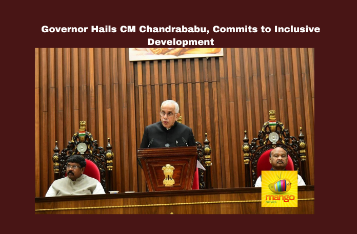 22-06 APAssembly, CMChandrababuNaidu, GovernorAbdulNazir, InclusiveDevelopment, YSRCP, Elections, AndhraPradesh