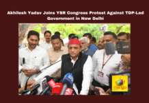 Akhilesh Yadav Joins YSR Congress Protest Against TDP Led Government In New Delhi ,Akhilesh Yadav Joins YSR Congress,Protest Against TDP Led Government In New Delhi,YSR Congress , TDP ,Akhilesh Yadav ,Akhilesh Yadav Protest Against TDP Led Government In New Delhi,TDP Led Government In New Delhi,New Delhi, Andhra Pradesh, Jagan Reddy, New Delhi Protest, Political Protest, Political Violence, YSR Congress Party,Mango News,