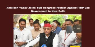 Akhilesh Yadav Joins YSR Congress Protest Against TDP Led Government In New Delhi ,Akhilesh Yadav Joins YSR Congress,Protest Against TDP Led Government In New Delhi,YSR Congress , TDP ,Akhilesh Yadav ,Akhilesh Yadav Protest Against TDP Led Government In New Delhi,TDP Led Government In New Delhi,New Delhi, Andhra Pradesh, Jagan Reddy, New Delhi Protest, Political Protest, Political Violence, YSR Congress Party,Mango News,