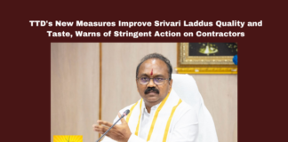 TTD's New Measures Improve Srivari Laddus Quality and Taste Warns of Stringent Action on Contractors,TTD's New Measures Improve ,Improve Srivari Laddus Quality and Taste, Warns of Stringent Action on Contractors,TTD Issues Stern Warning To Ghee Suppliers ,TTD Issues,Quality Issues,Stern Warning ,TTD Ghee Issues,Ghee,TTD,Blacklisting,GheeQuality, LadduPrasadams,NABL, SupplierWarning,Tirumala,Mango News,