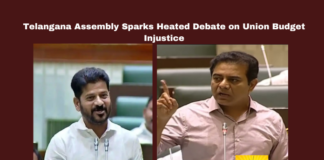 Telangana Assembly Sparks Heated Debate on Union Budget Injustice,Heated Debate on Union Budget Injustice,Telangana Assembly Sparks Heated ,Union Budget Injustice,Telangana Assembly,Assembly,Heated Debate on Union Budget Injustice,BRS, Central Discrimination, K T Rama Rao,KCR, Legislative Debate, Revanth Reddy, State Bankruptcy, Telangana Assembly, Union Budget,Mango News,