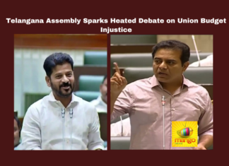 Telangana Assembly Sparks Heated Debate on Union Budget Injustice,Heated Debate on Union Budget Injustice,Telangana Assembly Sparks Heated ,Union Budget Injustice,Telangana Assembly,Assembly,Heated Debate on Union Budget Injustice,BRS, Central Discrimination, K T Rama Rao,KCR, Legislative Debate, Revanth Reddy, State Bankruptcy, Telangana Assembly, Union Budget,Mango News,