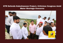 KTR Defends Kaleshwaram Project Criticizes Congress Amid Water Shortage Concerns,KTR Defends Kaleshwaram Project,Project Criticizes Congress Amid Water Shortage Concerns,Congress Amid Water Shortage Concerns, Kaleshwaram Project,KTR,Congress, Congress Criticism, Kaleshwaram Project,KCR, Lower Maneru Dam, Revanth Reddy, Telangana Agriculture, Telangana Irrigation, Water Shortage,Assembly,Live Updates, Politics, Political News,Mango News