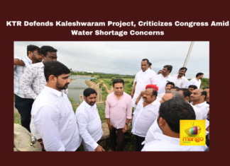 KTR Defends Kaleshwaram Project Criticizes Congress Amid Water Shortage Concerns,KTR Defends Kaleshwaram Project,Project Criticizes Congress Amid Water Shortage Concerns,Congress Amid Water Shortage Concerns, Kaleshwaram Project,KTR,Congress, Congress Criticism, Kaleshwaram Project,KCR, Lower Maneru Dam, Revanth Reddy, Telangana Agriculture, Telangana Irrigation, Water Shortage,Assembly,Live Updates, Politics, Political News,Mango News