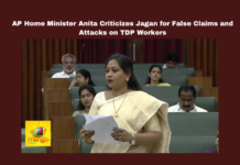 AP Home Minister Anita Criticizes Jagan For False Claims And Attacks On TDP Workers, Jagan For False Claims And Attacks On TDP Workers,AP Home Minister Anita Criticizes Jagan,AP Home Minister Anita ,AP,Home Minister Anita,Jagan,TDP, TDP Workers, Assembly Speech, Jagan Mohan Reddy, law and order, Nara Lokesh, Vaikapa, Vangalapudi Anita,Andhra Pradesh,Live Updates, Politics, Political News,Mango News,
