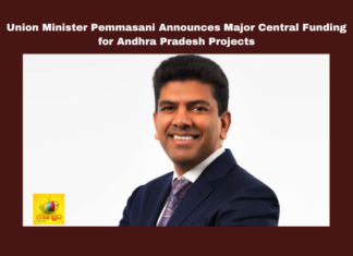 Guntur, Pemmasani Chandrasekhar, Amaravati, Polavaram Project, Central Funding, Andhra Pradesh Development