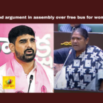 Heated Argument In Assembly Over Free Bus For Women |Heated Argument In Assembly, Free Bus For Women,Argument In Assembly Over Free Bus ,Assembly,Telangana,Telangana Assembly,Telangana Assembly Session, Assembly Uproar, Auto Drivers, Budget Discussion, Hyderabad, Padi Kaushik Reddy, RTC, Sitakka, Women's Welfare, Politics, Political News, Mango News,