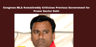 Congress MLA Komatireddy Criticizes Previous Government For Power Sector Debt,Congress MLA Komatireddy Criticizes Previous Government,MLA Komatireddy Criticizes Previous Government,MLA Komatireddy ,Congress MLA Komatireddy, Criticizes Previous Government For Power Sector Debt, Hyderabad, Jagadish Reddy, Komatireddy Rajagopal Reddy, Legislative Assembly, Power Sector Debt, Telangana Power Allocation, Yadadri Power Plant, Mango News,