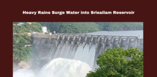 Heavy Rains Surge Water into Srisailam Reservoir,Heavy Rains Surge Water into Srisailam,Heavy Rains,Surge Water into Srisailam Reservoir,Srisailam Reservoir, Flood Management, Flood Water, Kurnool Chief Engineer, Nagarjuna Sagar, Srisailam Reservoir, Water Release, Water Storage Levels,Srisailam,Live Updates, Politics, Political News,Mango News,