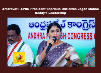 APCC President Sharmila Criticizes Jagan Mohan Reddy’S Leadership,Jagan Mohan Reddy’S Leadership,APCC President Sharmila Criticizes,APCC President Sharmila, Sharmila Criticizes Jagan, Criticizes Jagan Mohan Reddy’S Leadership,Jagan Mohan Reddy,APCC, BJP Alliance, Chandra Babu Naidu, Legislative Assembly, Opposition Critique, Sharmila, Telangana Achievements, YSR Legacy,Mango News,