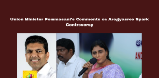 Union Minister Pemmasani'S Comments On Arogyasree Spark Controversy,Union Minister Pemmasani'S Comments,Arogyasree Spark Controversy,Union Minister Pemmasani'S Comments On Arogyasree,Arogyasree, Ayushman Bharat, Healthcare, Pemmasani, Political Debate,TDP,Assembly Session 2024, AP Assembly Session, AP Live Updates, AP Politics, Political News, Mango News,