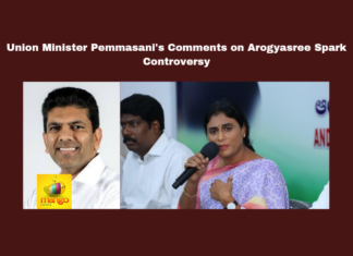 Union Minister Pemmasani'S Comments On Arogyasree Spark Controversy,Union Minister Pemmasani'S Comments,Arogyasree Spark Controversy,Union Minister Pemmasani'S Comments On Arogyasree,Arogyasree, Ayushman Bharat, Healthcare, Pemmasani, Political Debate,TDP,Assembly Session 2024, AP Assembly Session, AP Live Updates, AP Politics, Political News, Mango News,