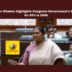 Minister Sitakka Highlights Congress Government'S Support For STS In 2006,Congress Government'S Support For STS In 2006,Minister Sitakka Highlight,Minister Sitakka Highlights Congress Government'S,Sitakka Highlights, Congress Government, Hyderabad, Land Rights, Legislative Assembly, Political Criticism, Sitakka, ST Welfare,Assembly Session,Assembly Session 2024,KCR,Telangana Assembly Session,Live Updates, Politics, Political News,Mango News,